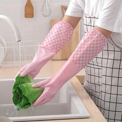 1pc PVC Housework Gloves Thin Bundle Mouth Housework Gloves