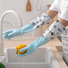 1pc PVC Housework Gloves Thin Bundle Mouth Housework Gloves