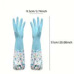 1pc PVC Housework Gloves Thin Bundle Mouth Housework Gloves