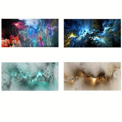 Geometric Clouds Abstract Painting Canvas Art Wall Decoration
