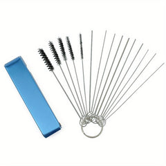 Carburetor Cleaning Brush Set 10 12 15 Needle Torch Tip Cleaner Carbon Kit