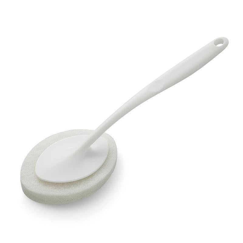 Long Handle Bathroom Sponge Brush for Deep Cleaning - Soft Cloth