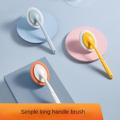 Long Handle Bathroom Sponge Brush for Deep Cleaning - Soft Cloth