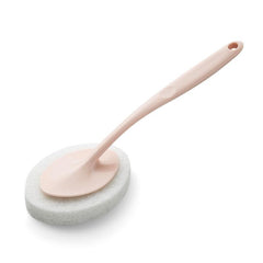 Long Handle Bathroom Sponge Brush for Deep Cleaning - Soft Cloth