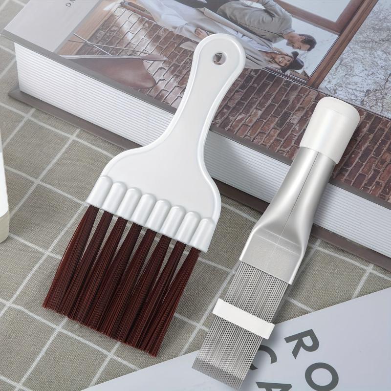 4pcs Condenser Fin Cleaning Brush Coil Comb Stainless Steel Refrigerator Cleaner