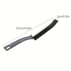 2pcs Long Handle Groove Cleaning Brush Hard Bristle Window Door Dust Removal