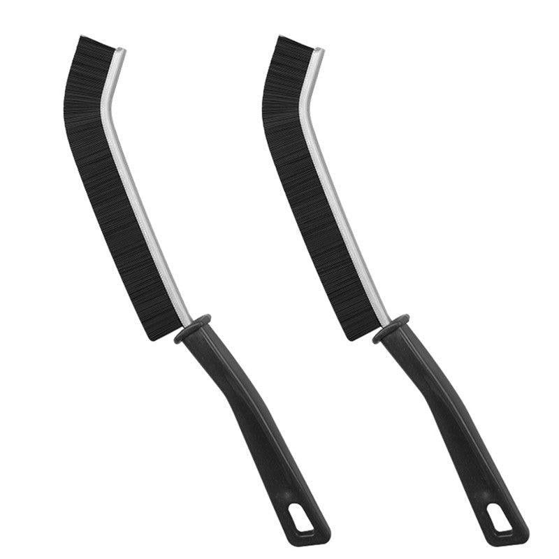 3pcs Groove Cleaning Brush Long Handle Hard Bristle Multifunctional