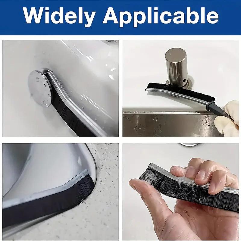 2pcs Groove Cleaning Brush Hard Bristle Multifunctional Crevice Brush
