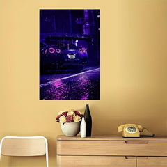 Car Painting on Canvas Wall Art for Home Decor