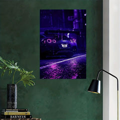 Car Painting on Canvas Wall Art for Home Decor