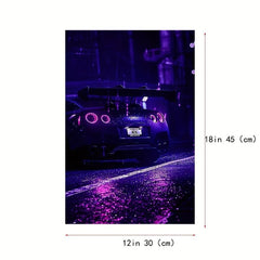 Car Painting on Canvas Wall Art for Home Decor