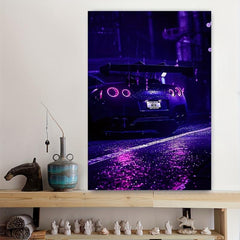 Car Painting on Canvas Wall Art for Home Decor