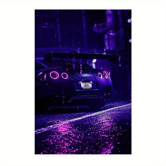 Car Painting on Canvas Wall Art for Home Decor
