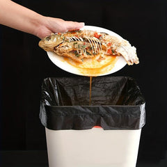 60pcs 5roll Drawstring Garbage Bag Thickened Disposable Trash Bag