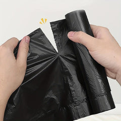 45pcs 3roll Drawstring Garbage Bag Large Thickened Disposable Garbage Bag