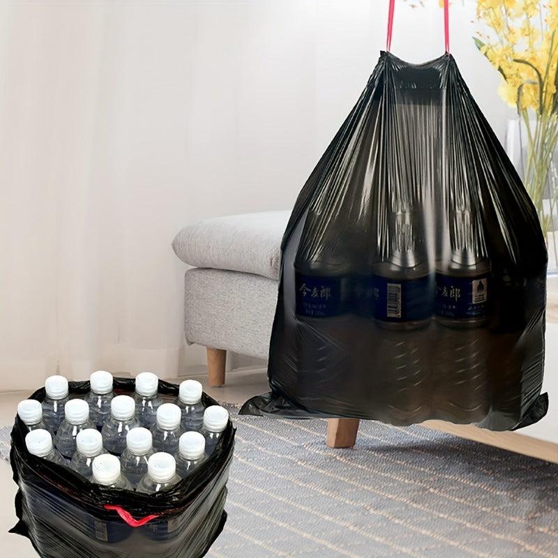 45pcs 3roll Drawstring Garbage Bag Large Thickened Disposable Garbage Bag