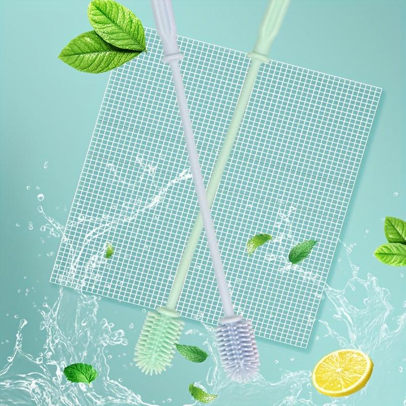 Silicone Cleaning Cup Brush for Kitchen Glassware, Red Wine Glasses