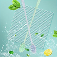 Silicone Cleaning Cup Brush for Kitchen Glassware, Red Wine Glasses