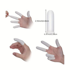 50/100 Anti Static Latex Finger Caps for Electronic Maintenance Disposable