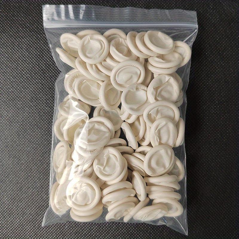 50/100 Anti Static Latex Finger Caps for Electronic Maintenance Disposable
