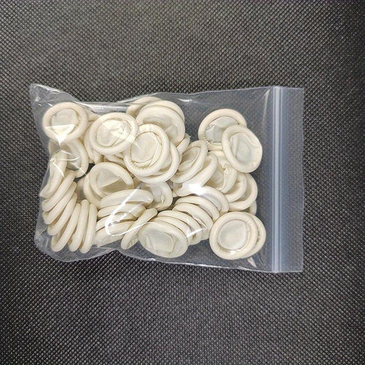 50/100 Anti Static Latex Finger Caps for Electronic Maintenance Disposable