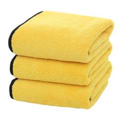 3pcs Coral Fleece Car Washing Cloth Drying Towel