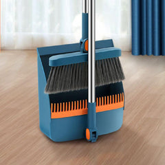 Upright Broom Dustpan Squeegee Combo Set 45 Long Handle Home Kitchen Office Lobb