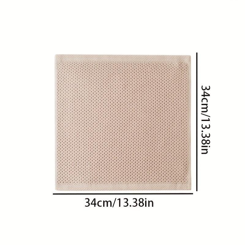 2pcs Rag Square Towel Rag Wipe Hand Towel Tea Towel Honeycomb Absorbent
