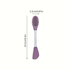 Double Head Mask Brush Silicone Face Wash Brush Mud Film Applicator