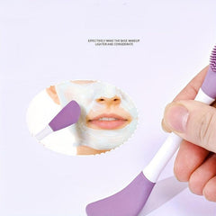 Double Head Mask Brush Silicone Face Wash Brush Mud Film Applicator