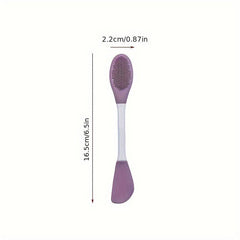 Double Head Mask Brush Silicone Face Wash Brush Mud Film Applicator