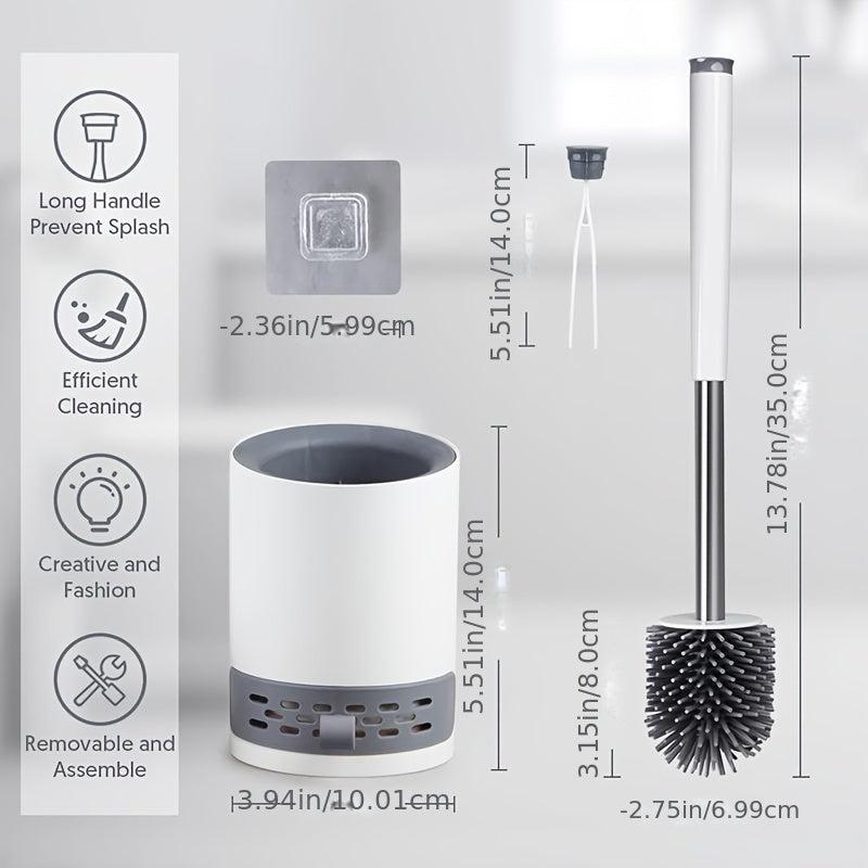 Toilet Brush Set Diatomaceous Mud Soft Bristle