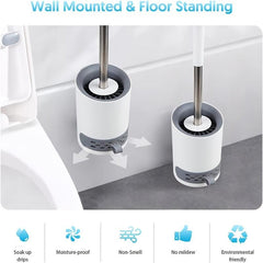 Toilet Brush Set Diatomaceous Mud Soft Bristle