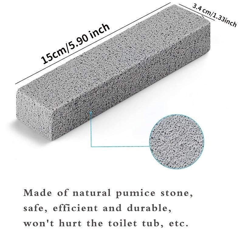 Pumice Toilet Cleaning Brush 6pcs Removes Hard Water Ring, Calcium Scale, Rust