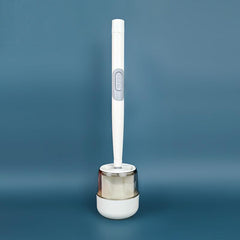 Rubber Toilet Brush & Holder Set for Bathroom Cleaning