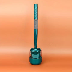 Rubber Toilet Brush & Holder Set for Bathroom Cleaning