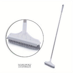 Long Handle Floor Scrub Brush, Removable Cleaning Brush for Kitchen & Bathroom