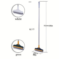 Long Handle Floor Scrub Brush, Removable Cleaning Brush for Kitchen & Bathroom