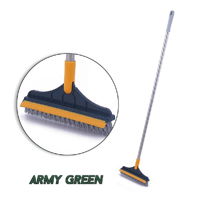 Long Handle Floor Scrub Brush, Removable Cleaning Brush for Kitchen & Bathroom