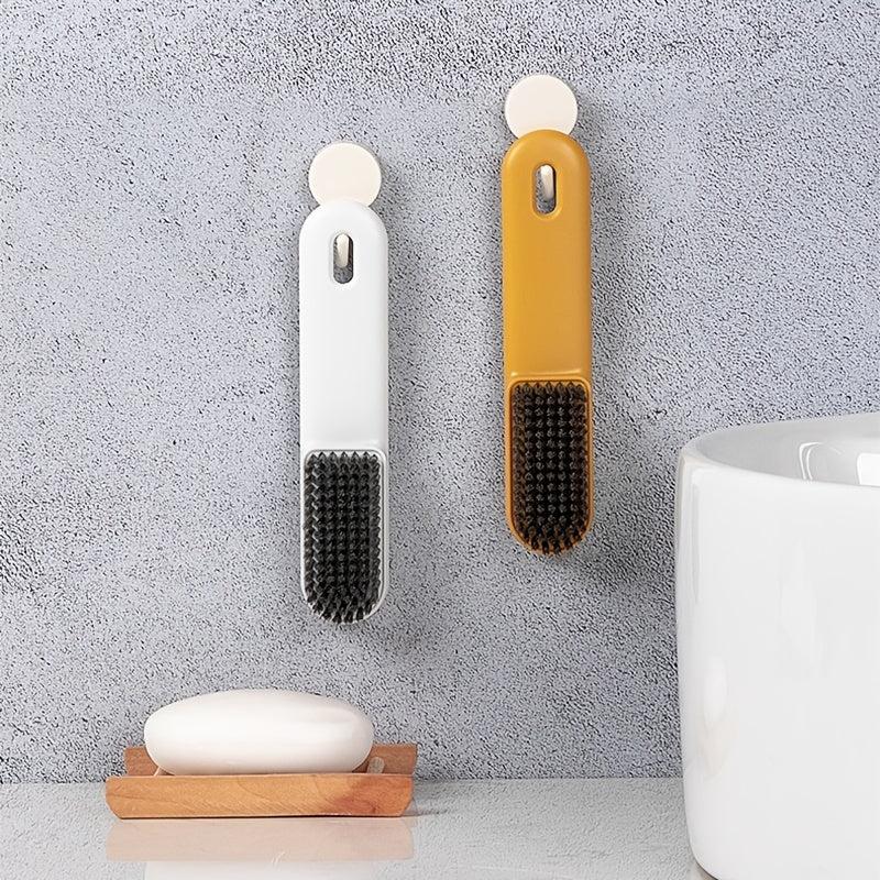 Long Handle Soft Shoe Brush for Laundry and Household Cleaning