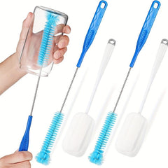 Stainless Steel Bottle Brush Set for Narrow Neck Bottles
