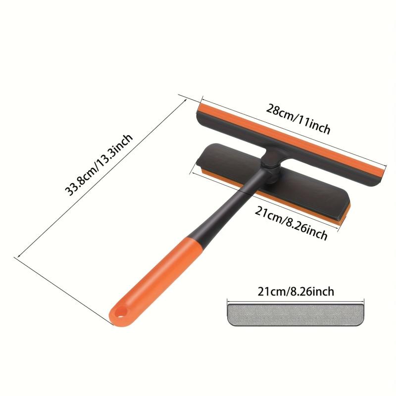 Glass Wiper Window Floor Cleaning Scraper Brush Squeegee