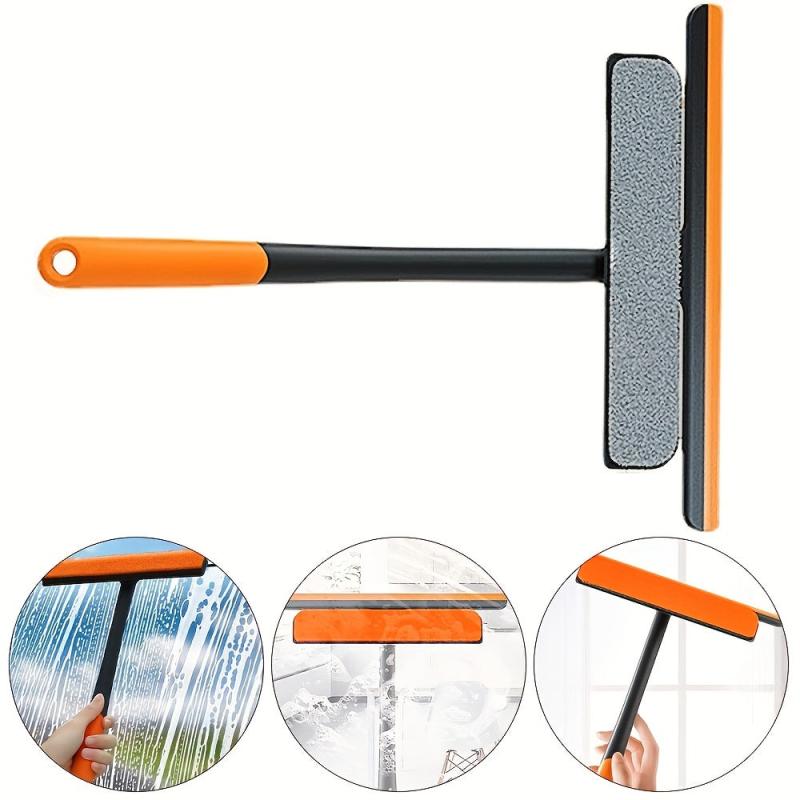 Glass Wiper Window Floor Cleaning Scraper Brush Squeegee