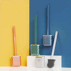 Silicone Toilet Brush Wall Hanging Household Cleaning Brush