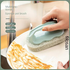 Flexible Cleaning Brush with Comfortable Grip for Bath