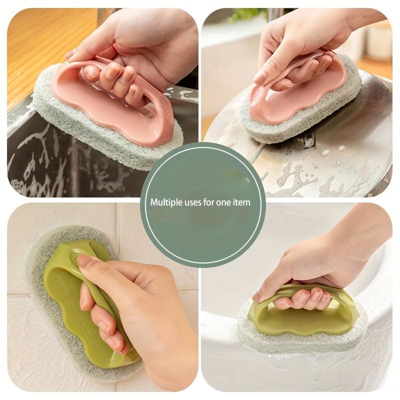 Flexible Cleaning Brush with Comfortable Grip for Bath