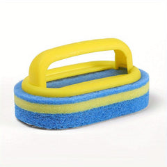 Sponge Cleaning Brush with Handle for Kitchen Stove Range Hood Sink