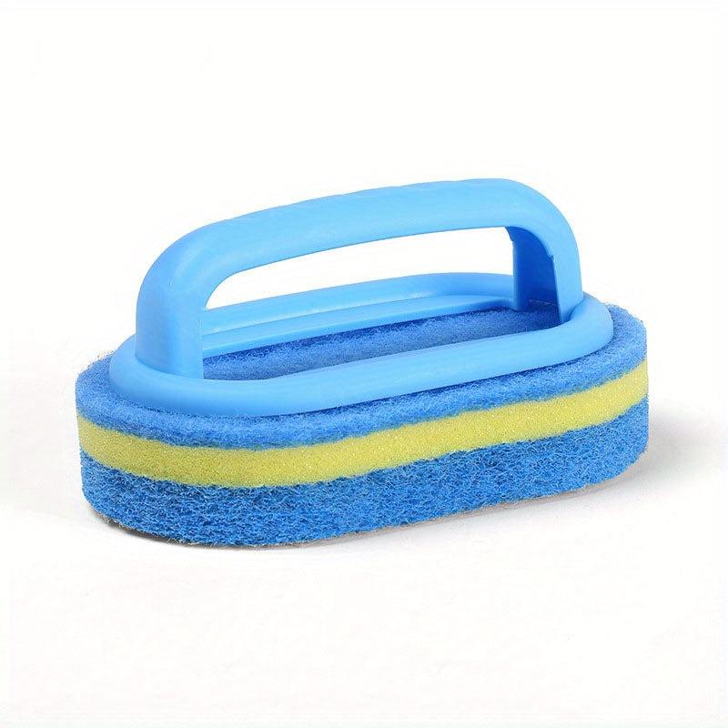 Sponge Cleaning Brush with Handle for Kitchen Stove Range Hood Sink