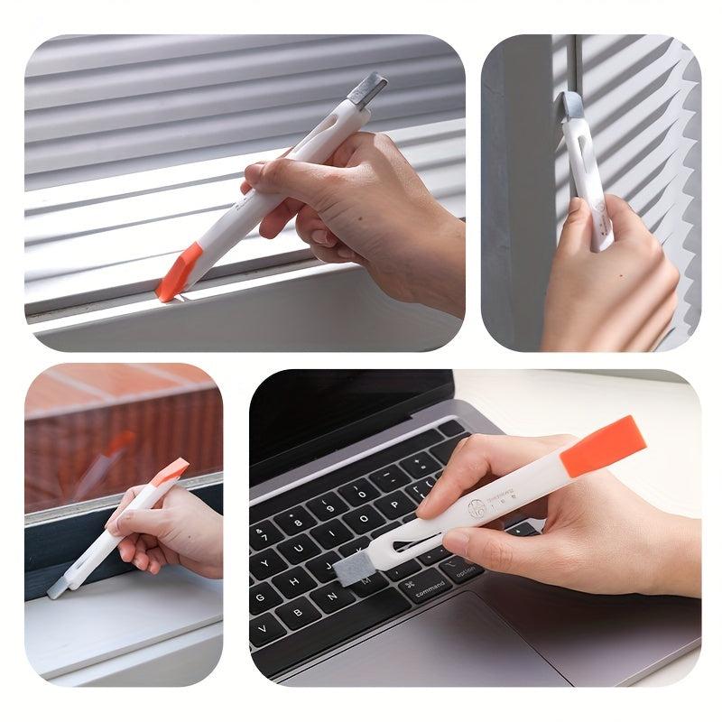 2 in 1 Crevice Cleaning Brush Dead Corner Groove Brush Stove Cleaning Brush