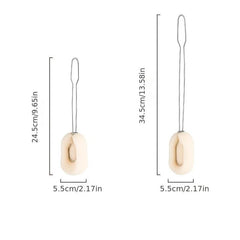 Sponge Bottle Dish Brush Stainless Steel Handle Non Scratch Cleaner